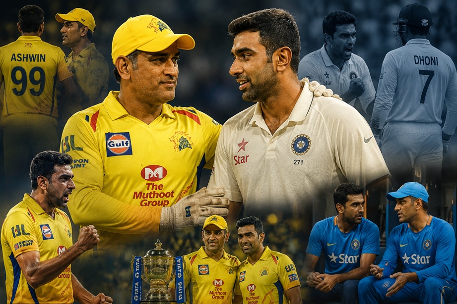 Ashwin Dhoni CSK Story during Chennai Super Kings journey