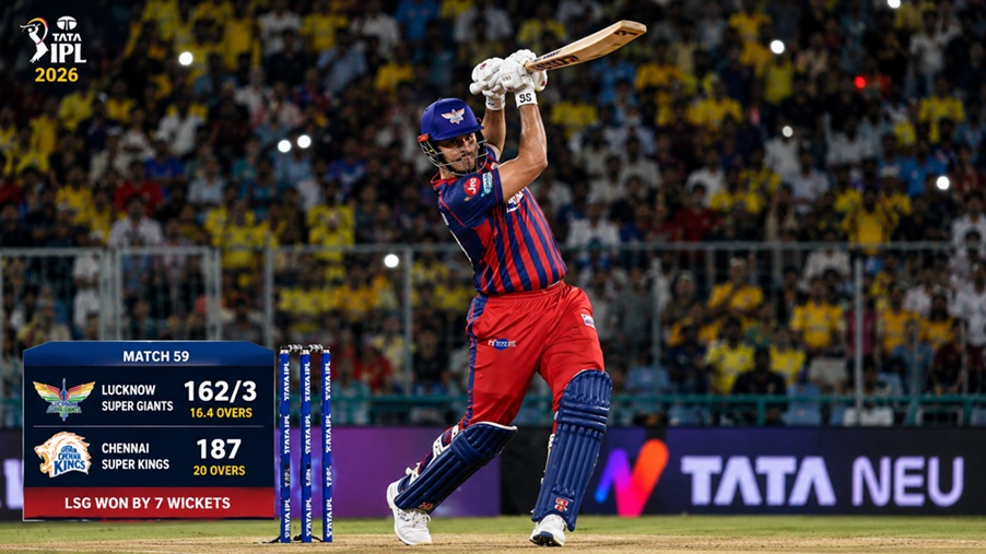 Lucknow Chennai Match Scorecard featuring Nicholas Pooran and LSG vs CSK Match 59 action