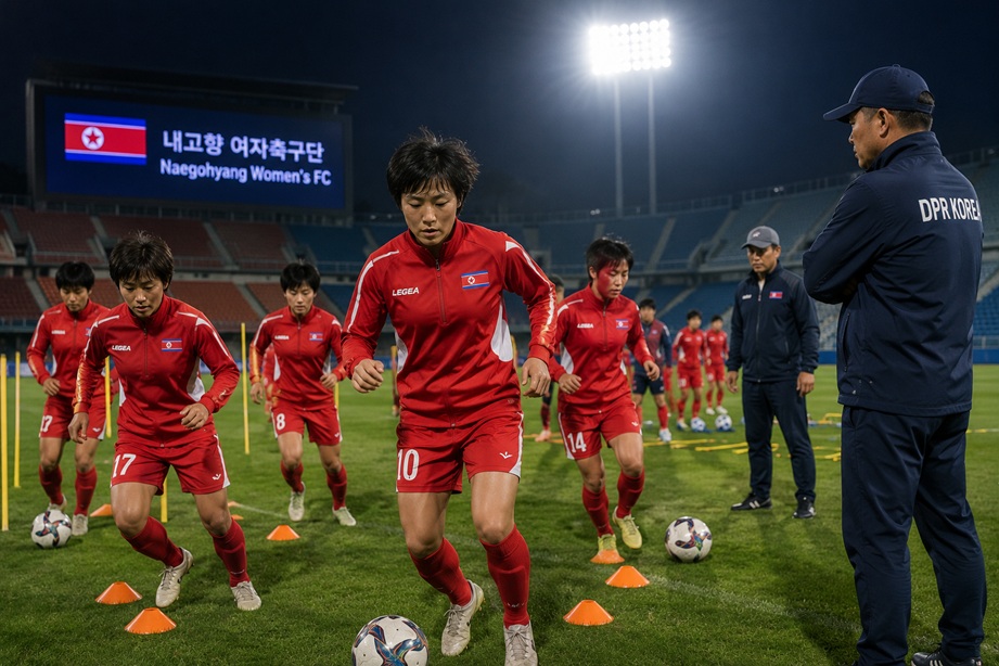 North Korean women footballers visit South Korea after an 8-year gap