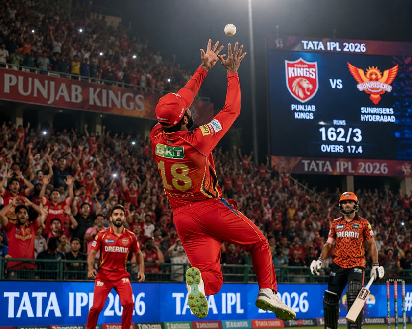 PBKS 16 dropped catches during Punjab Kings vs Sunrisers Hyderabad IPL 2026 match