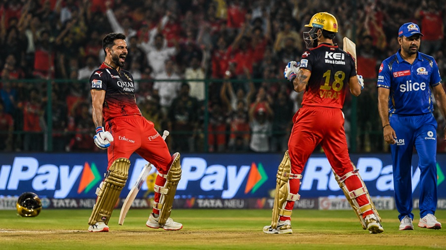 RCB vs MI highlights during thrilling IPL 2026 last-over finish