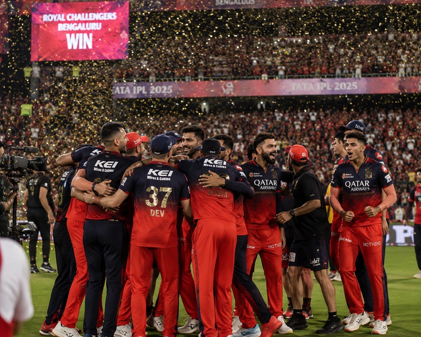 RCB vs GT Highlights featuring Rajat Patidar and Virat Kohli during IPL 2026 playoff win