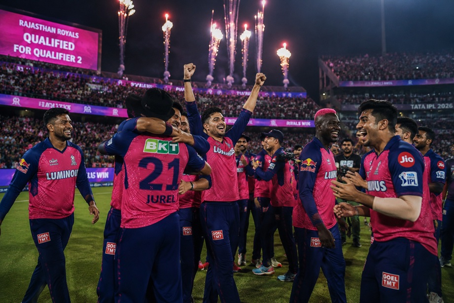 SRH vs RR Scorecard featuring Vaibhav Sooryavanshi IPL 2026 Eliminator innings