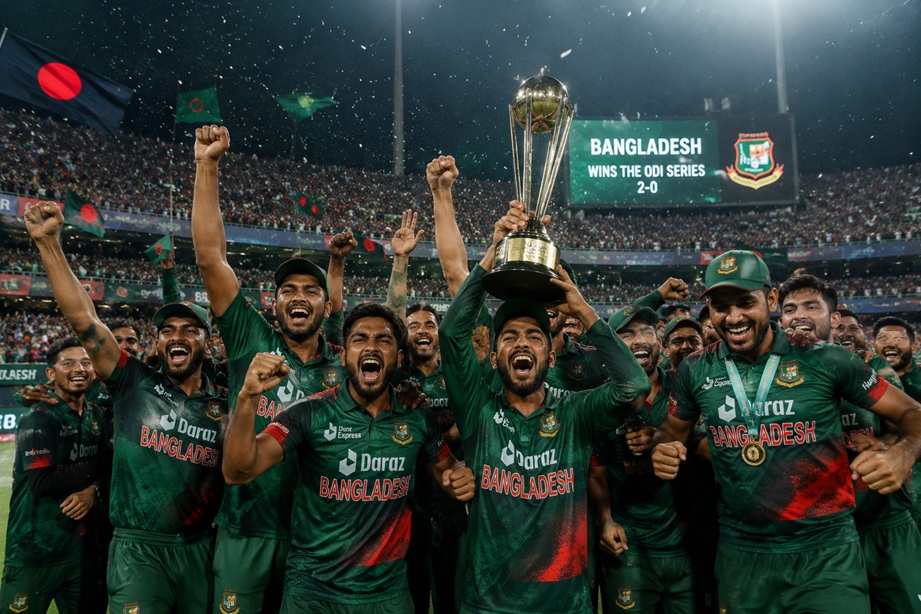 Bangladesh ODI Series Triumph celebration after historic ODI series win against Australia