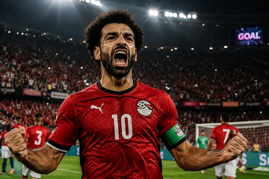 Egypt World Cup Round of 32 celebration after qualifying for FIFA World Cup knockout stage