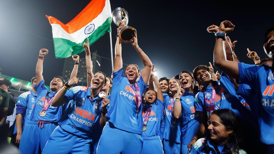 India Women World Cup Habit celebration after historic World Cup victory