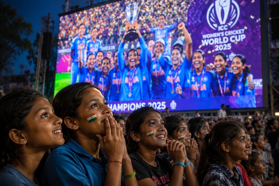 India Women World Cup Habit celebration after historic World Cup victory
