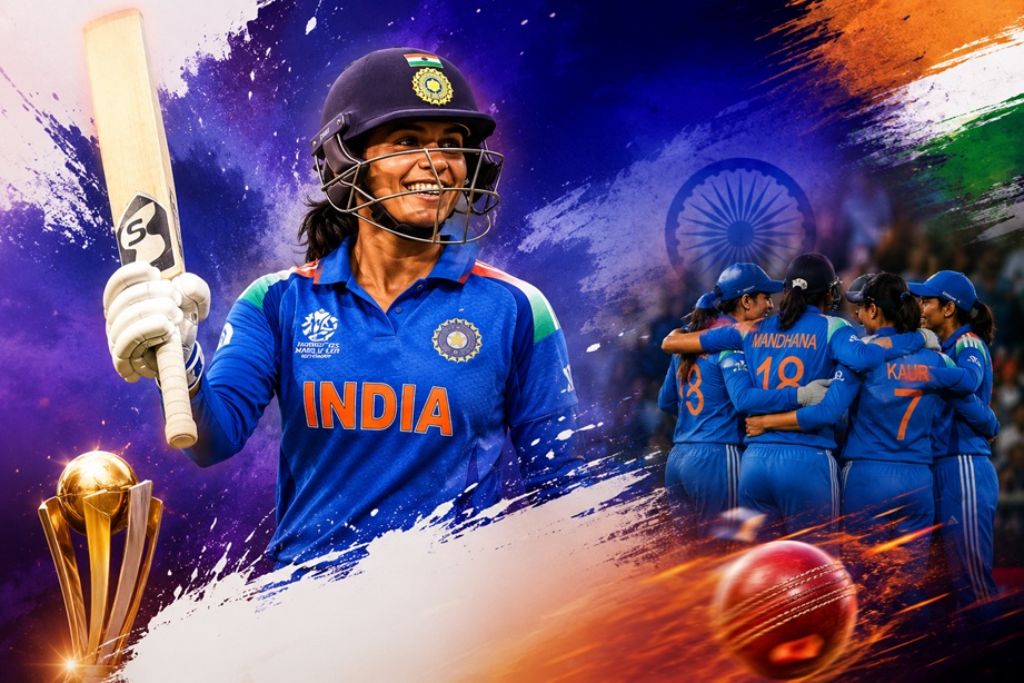 India Women vs Netherlands Women Scorecard featuring Smriti Mandhana and Shafali Verma during India's 95-run victory in the ICC Women's T20 World Cup 2026