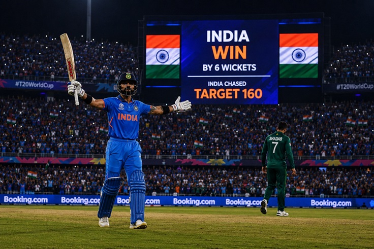 India Pakistan Match Scorecard featuring historic cricket rivalry between India and Pakistan in ICC tournaments
