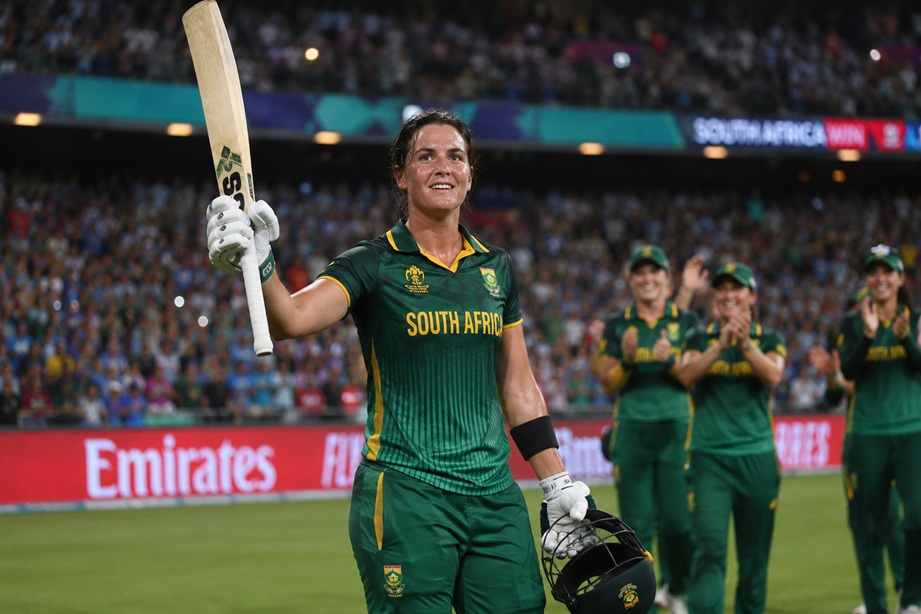 South Africa Women Scorecard featuring Marizanne Kapp's unbeaten innings against India Women in ICC Women's T20 World Cup 2026