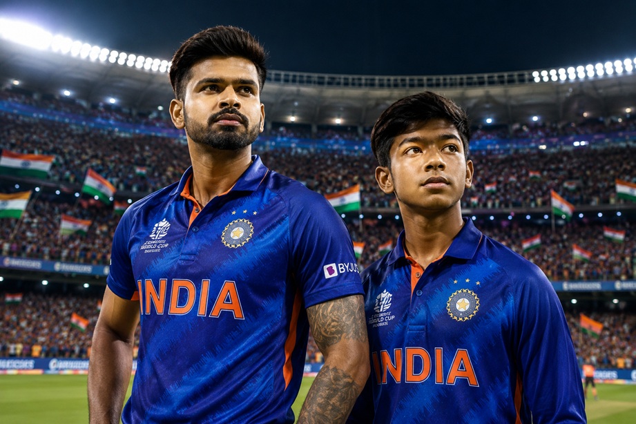 India T20 Reset 2026 featuring Shreyas Iyer and Vaibhav Sooryavanshi in Team India colors
