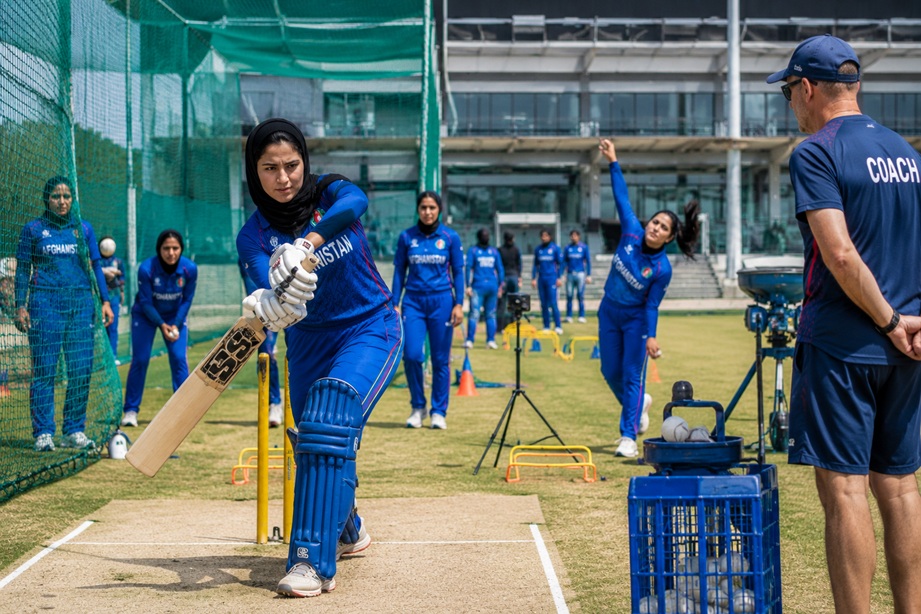 Afghanistan Refugee Women ICC team training for qualification by 2030 under the ICC development pathway