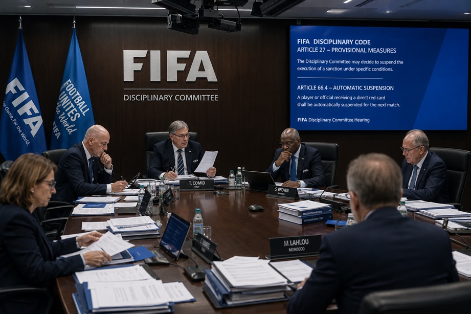 Balogun Red Card Ruling during the 2026 FIFA World Cup featuring Folarin Balogun, FIFA, Donald Trump, and Belgium match controversy