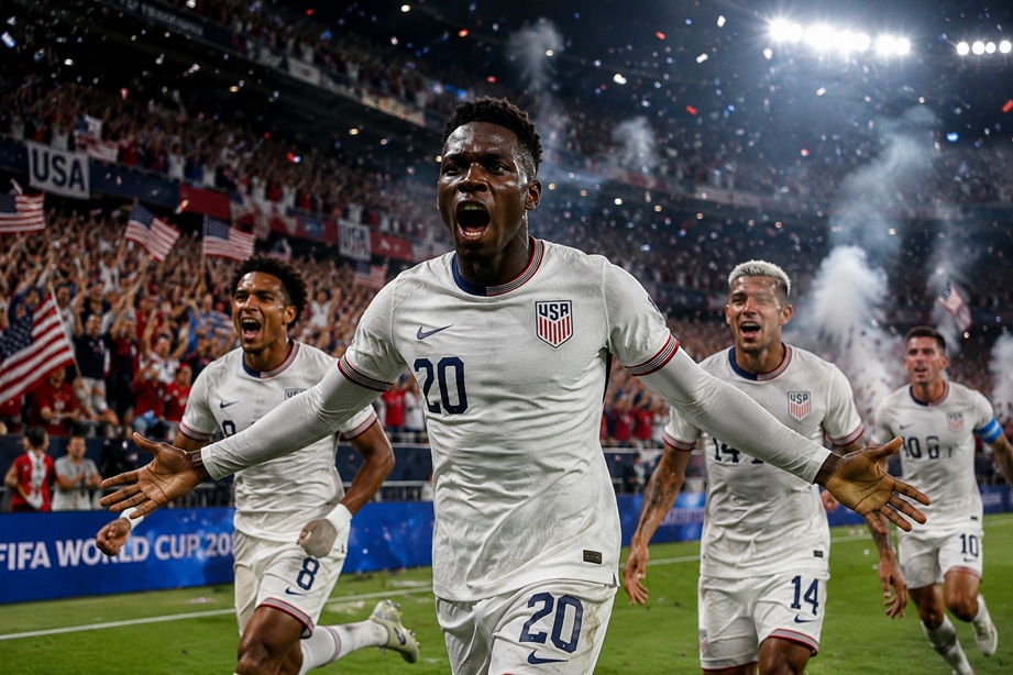 Balogun Red Card Ruling during the 2026 FIFA World Cup featuring Folarin Balogun, FIFA, Donald Trump, and Belgium match controversy