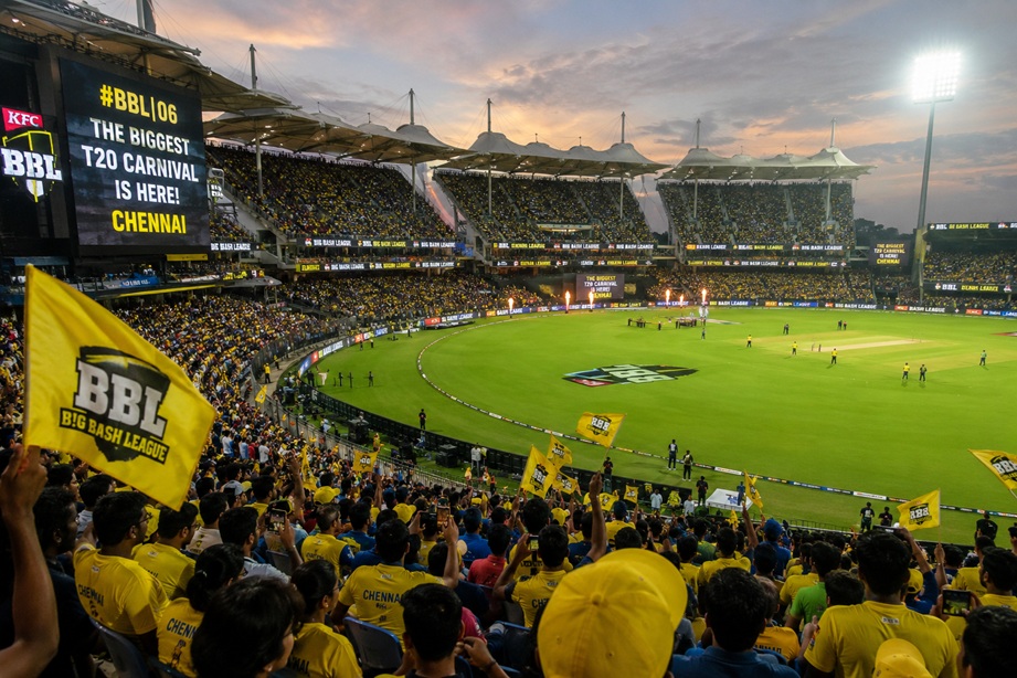 Pakistan Players BBL India during the 2026 Big Bash League Chennai opener