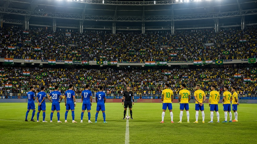 Brazil vs India Kolkata Friendly at Salt Lake Stadium