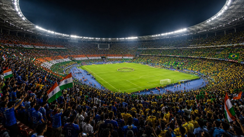 Brazil vs India Kolkata Friendly at Salt Lake Stadium