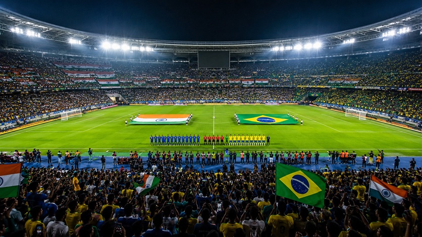 Brazil vs India Kolkata Friendly at Salt Lake Stadium