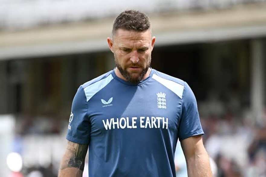 Brendon McCullum England Exit after stepping down as England Test coach with Ben Stokes at Lord's Cricket Ground