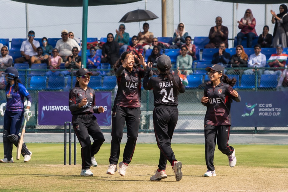 Emirates Cricket Board Awards after winning three ICC Development Awards for UAE cricket development and women's cricket initiatives