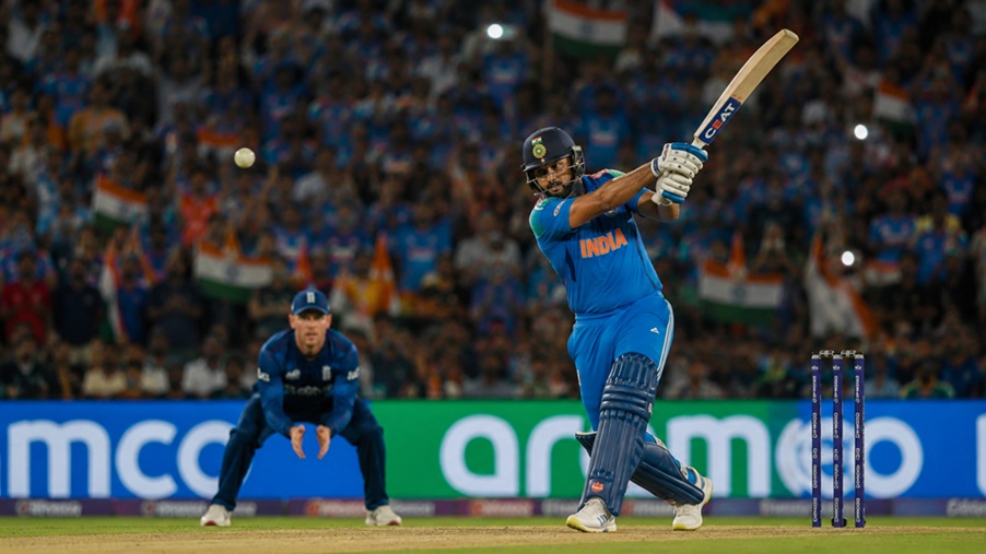 England vs India 3rd ODI Scorecard featuring Ben Duckett century and Rohit Sharma batting at Lord's