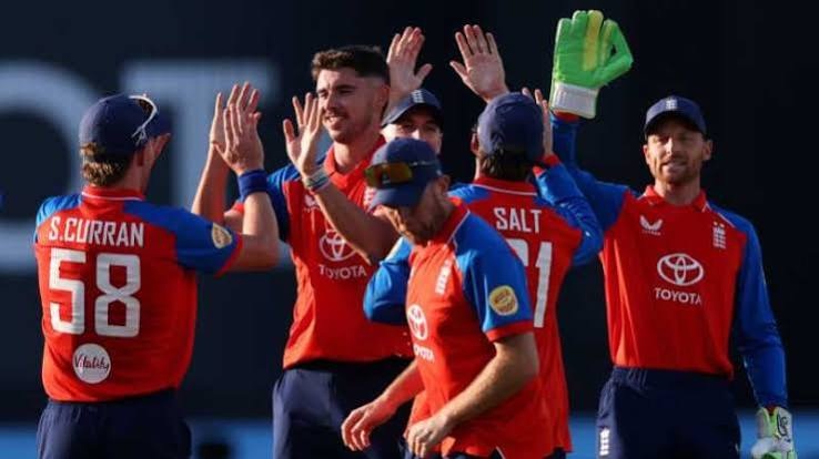 England vs India 3rd T20I Scorecard featuring Jofra Archer and Phil Salt during England's 125-run victory at Trent Bridge