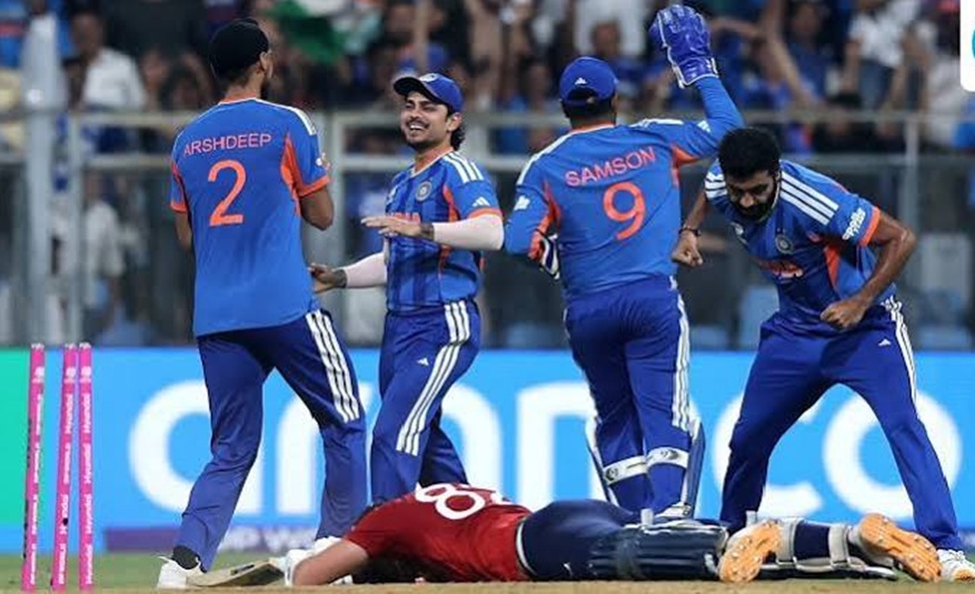 England vs India 5th T20I Scorecard featuring Jos Buttler century and England's 56-run victory over India in Southampton 2026