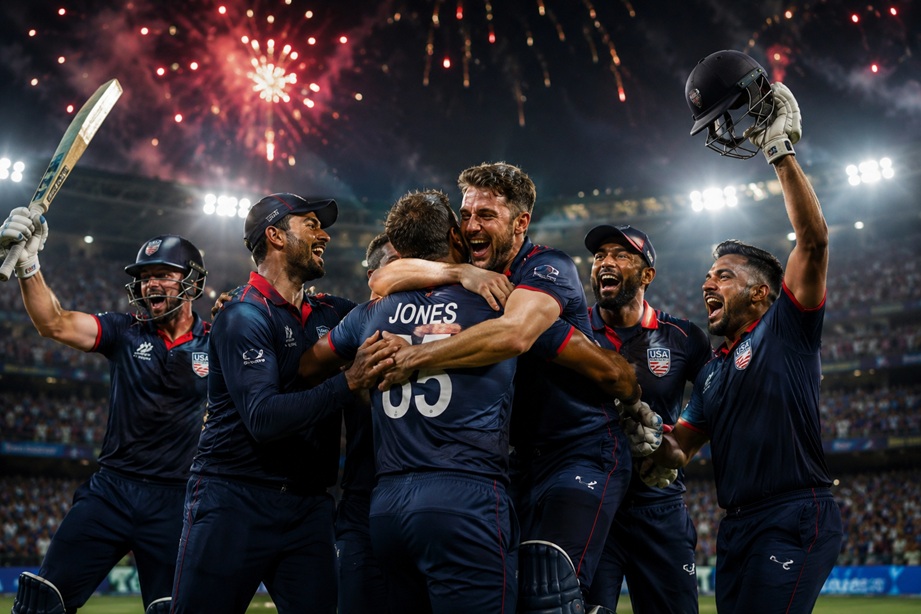 India vs USA Timeline featuring the 2024 Super Over and 2026 World Cup rematch