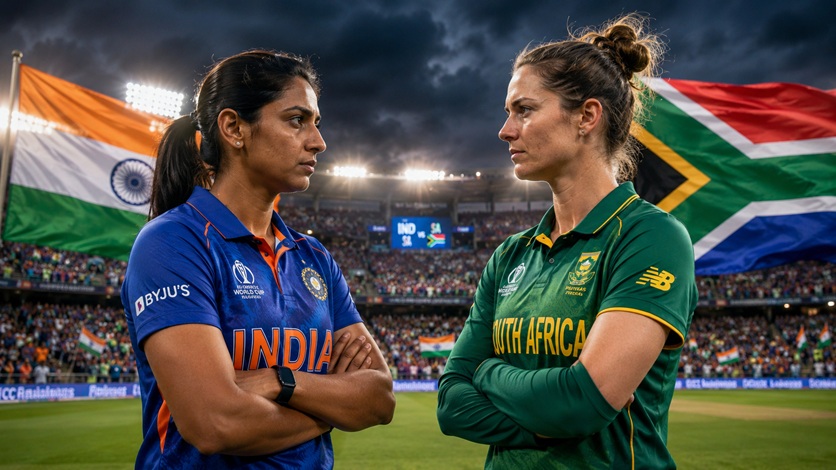 India Women vs South Africa Women Timeline featuring Harmanpreet Kaur and Laura Wolvaardt during the 2026 cricket rivalry