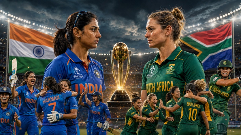 India Women vs South Africa Women Timeline featuring Harmanpreet Kaur and Laura Wolvaardt during the 2026 cricket rivalry