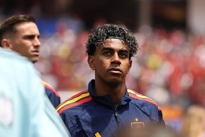 Lamine Yamal New York celebration after Spain defeated France in the FIFA World Cup 2026 semi-final