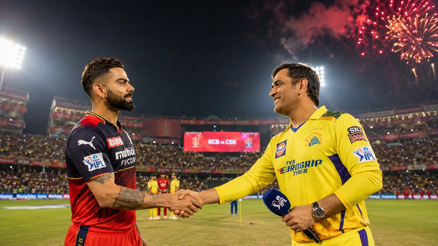RCB vs CSK Timeline Complete History 2008–2026 featuring Virat Kohli and MS Dhoni