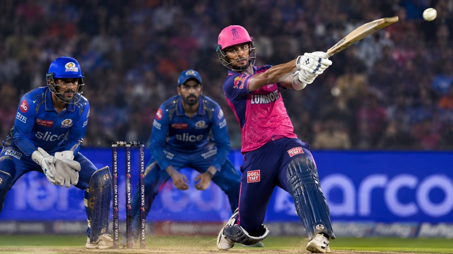 RR vs MI Timeline 2008–2026 featuring Rajasthan Royals vs Mumbai Indians rivalry, head-to-head record, iconic IPL moments, and legendary players.