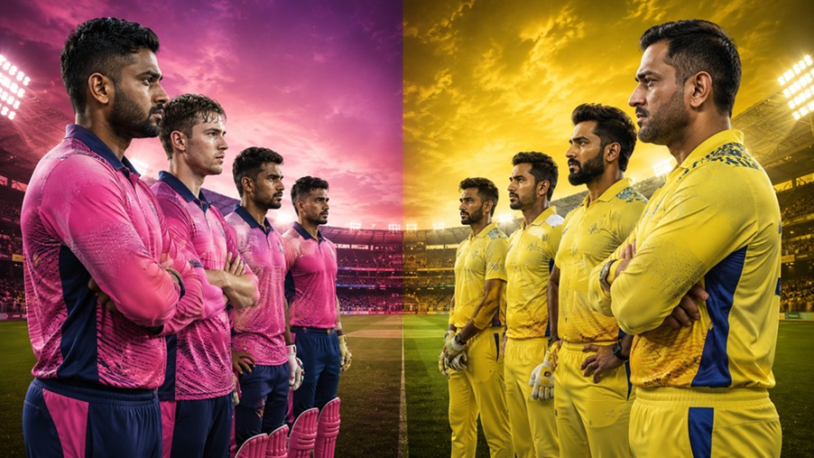 Rajasthan Royals vs Chennai Super Kings timeline 2026 IPL rivalry