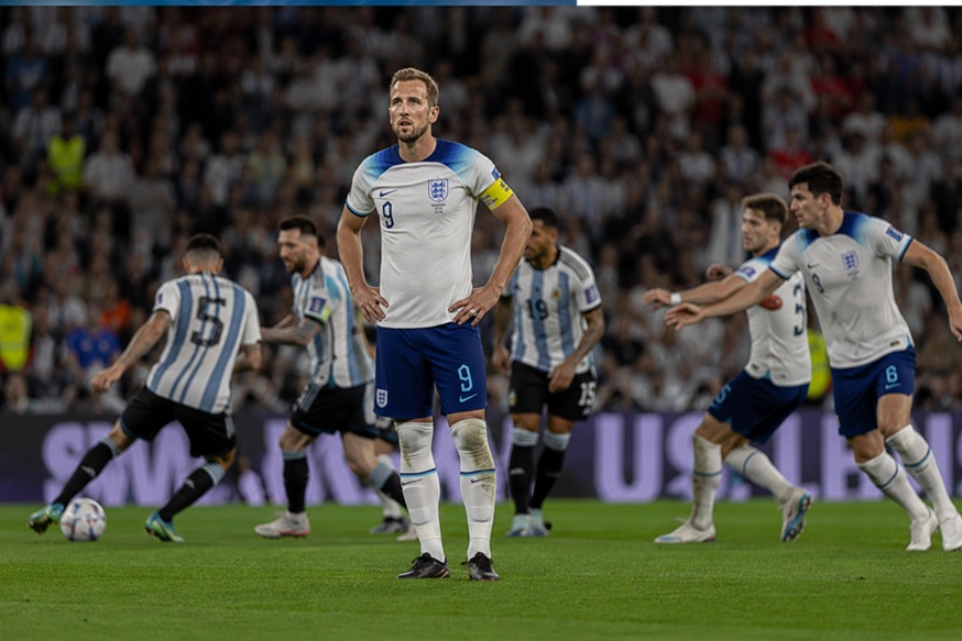 Trump Questions Tuchel Tactics after England's World Cup defeat to Argentina as Thomas Tuchel watches from the sidelines