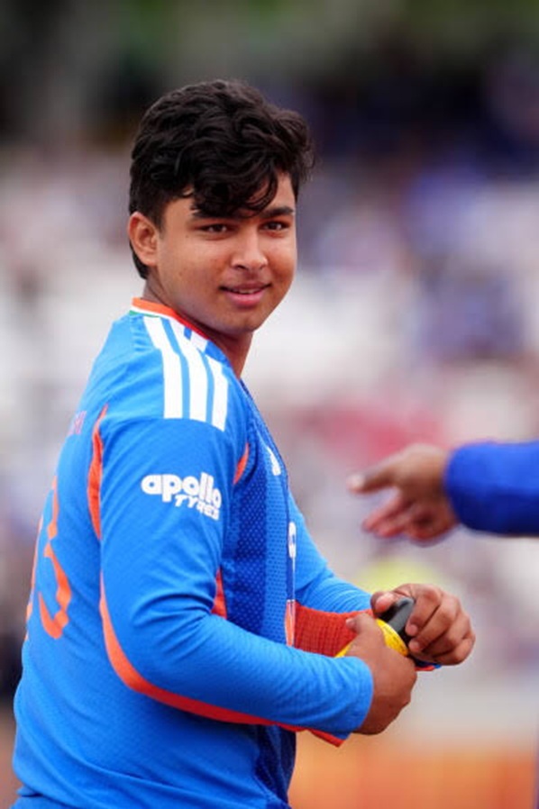 Vaibhav Sooryavanshi India Debut as India's youngest men's international cricketer against England at Old Trafford