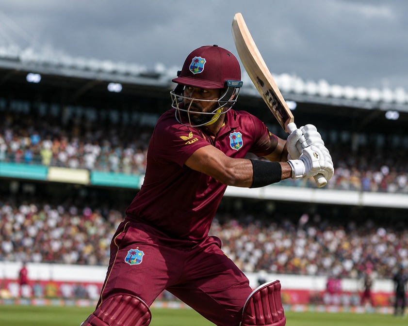 West Indies vs New Zealand Live Score 2nd ODI 2026 at Providence Stadium featuring Shai Hope and Mitchell Santner