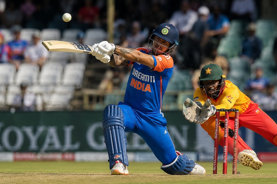Zimbabwe vs India Live Score during the 1st T20I match at Harare Sports Club 2026