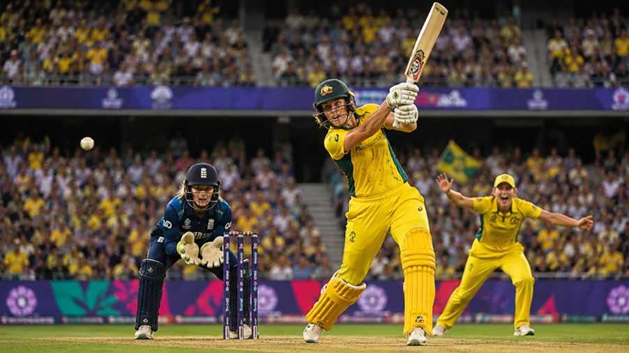 Australia Women's Cricket History featuring ICC titles, Meg Lanning, Ellyse Perry, Alyssa Healy and Australia's championship-winning women's cricket team