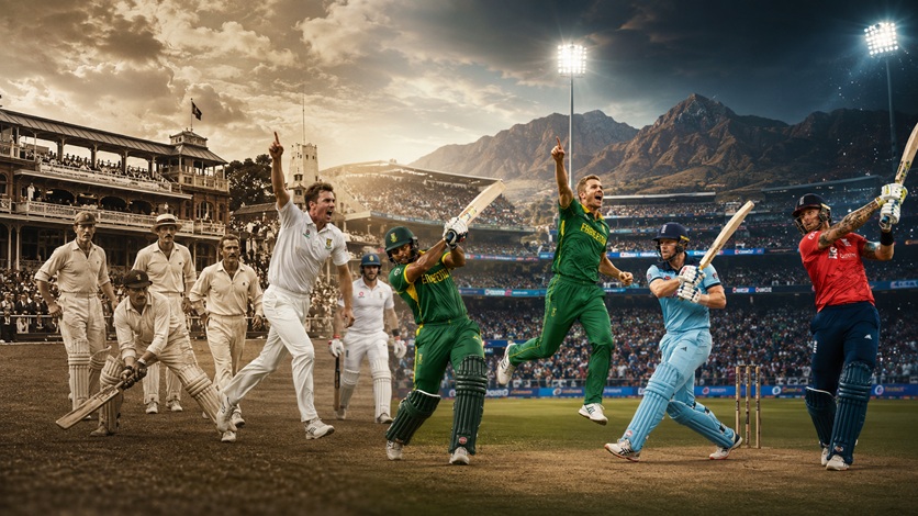 England vs South Africa Timeline Complete History 2026 featuring iconic cricket rivalry moments