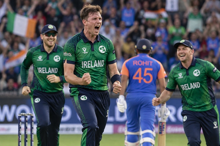 India vs Ireland Timeline 2026 featuring the India National Cricket Team and Ireland National Cricket Team at Stormont Belfast