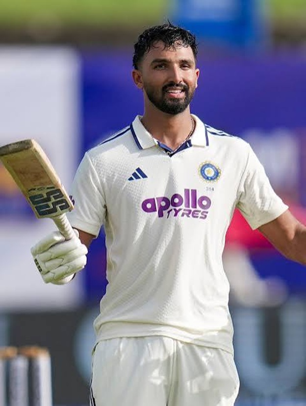 India vs Sri Lanka 1st Test scorecard 2026 showing India 460/9 and Devdutt Padikkal 167