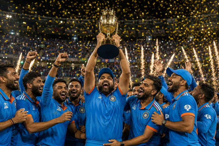 India vs Sri Lanka Asia Cup 2023 Final Scorecard featuring Mohammed Siraj celebrating his six-wicket haul during the Asia Cup 2023 Final