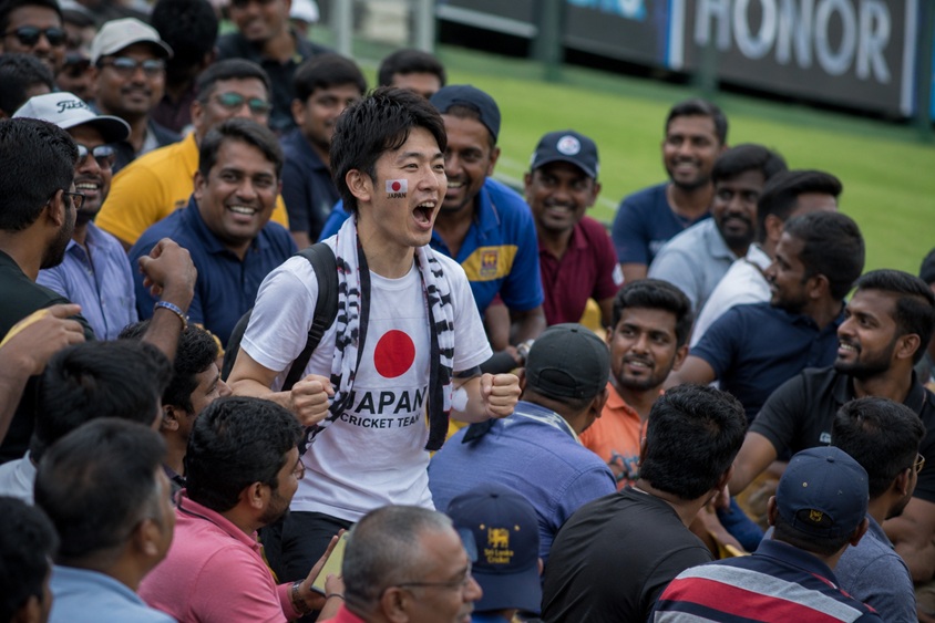 Japanese fan goes viral during India vs Sri Lanka Test in Colombo