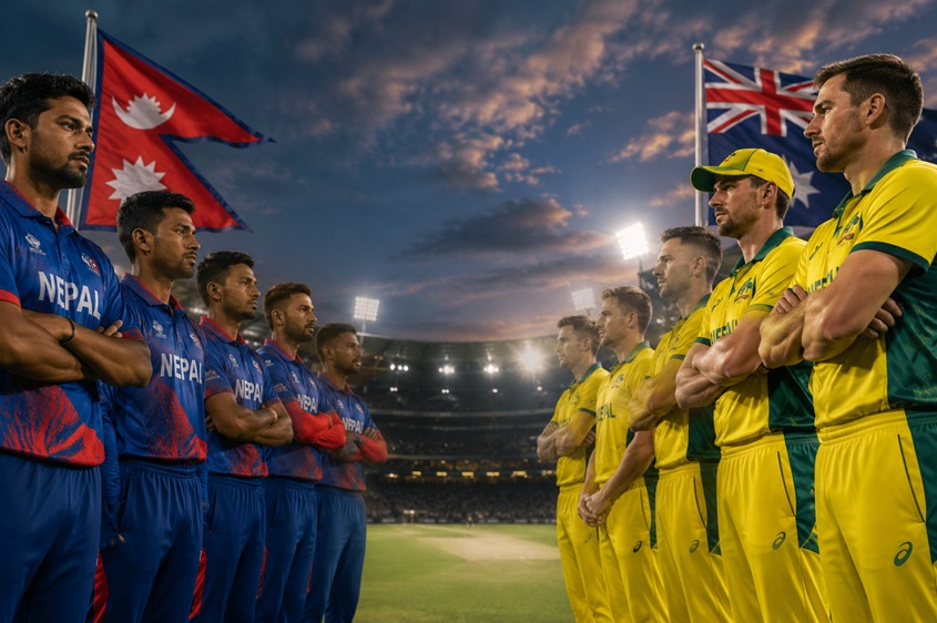 Nepal Australia Cricket Timeline 2026 featuring Nepal cricket team in Australia