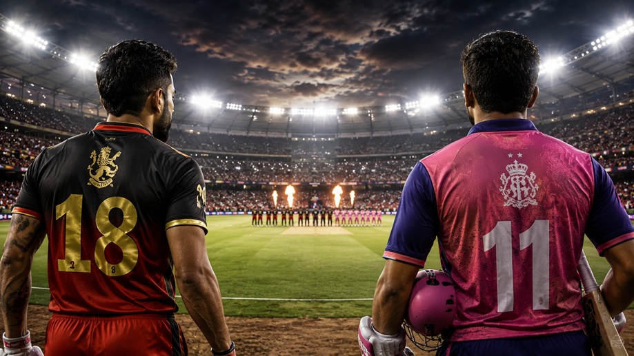 RCB vs RR Timeline complete IPL history from 2008 to 2026