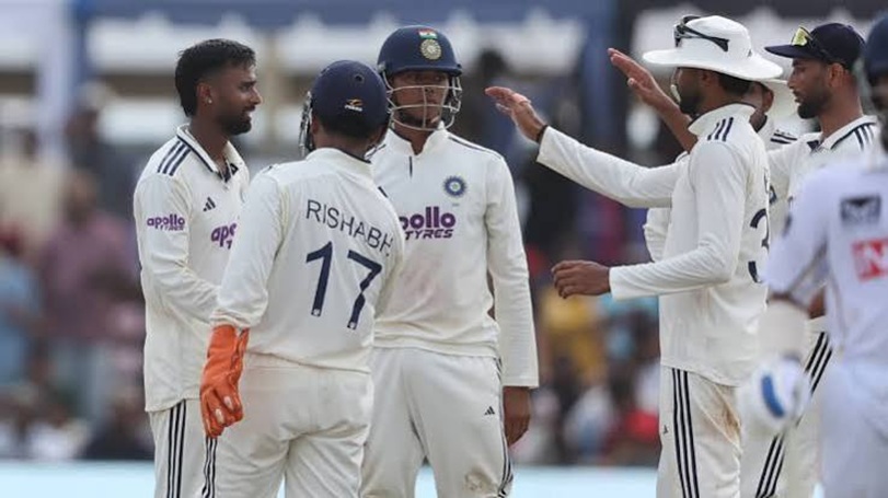 Sri Lanka vs India 1st Test 2026 complete scorecard showing India's 165-run victory