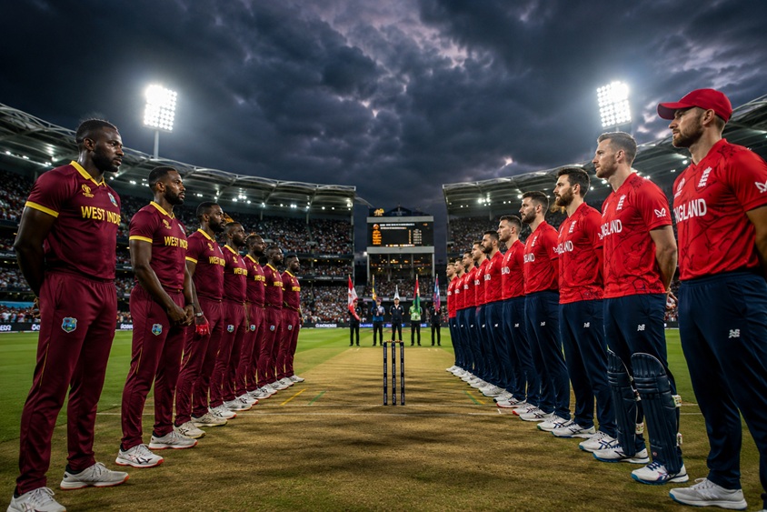 West Indies vs England Timeline showing key moments in cricket rivalry