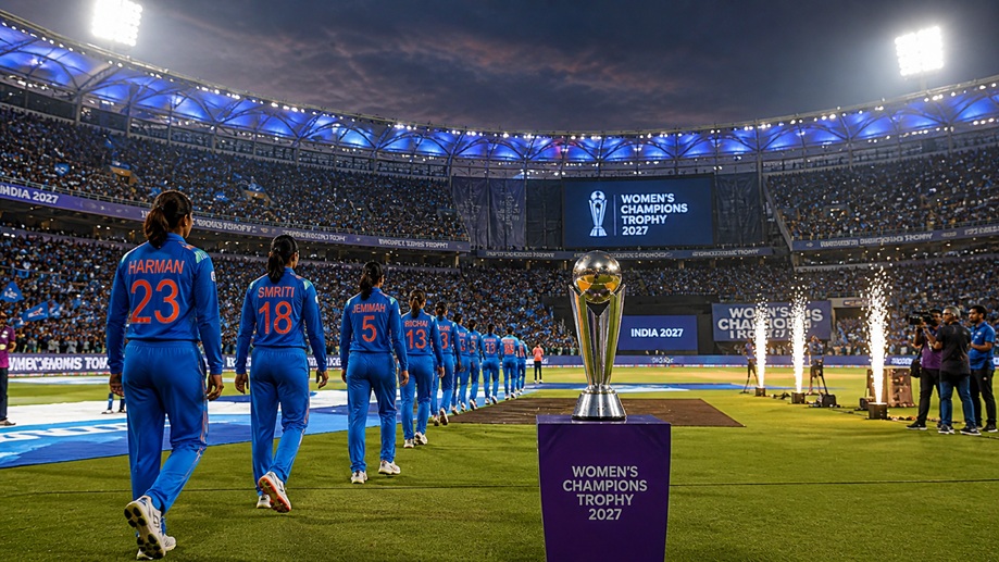 India Women Champions Trophy 2027 featuring Indian women cricketers and Champions Trophy