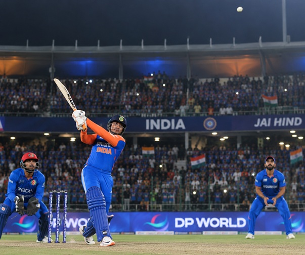 India vs Afghanistan 1st T20I Scorecard featuring Abhishek Sharma's 82 off 32 balls in India's 7-wicket victory